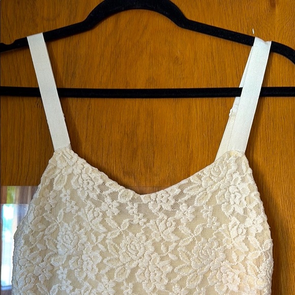 Free People Women’s Gold Foil Lace Dress - Picture 3 of 5